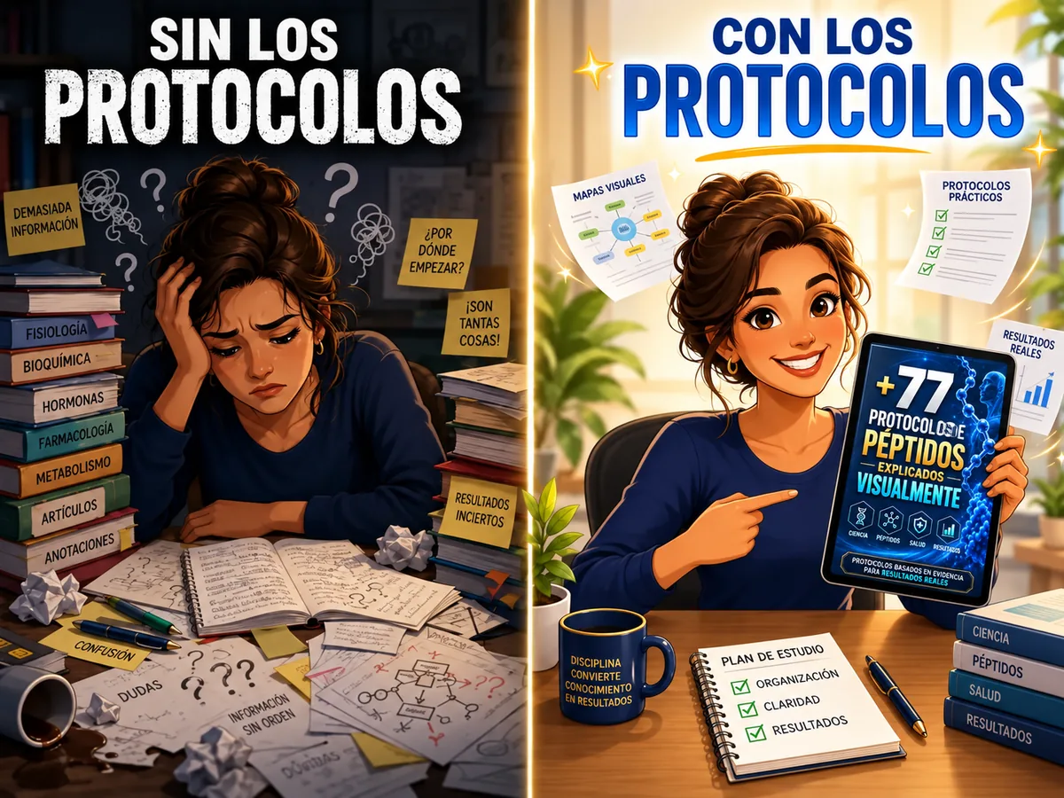 Comparación de la rutina sin y con los protocolos